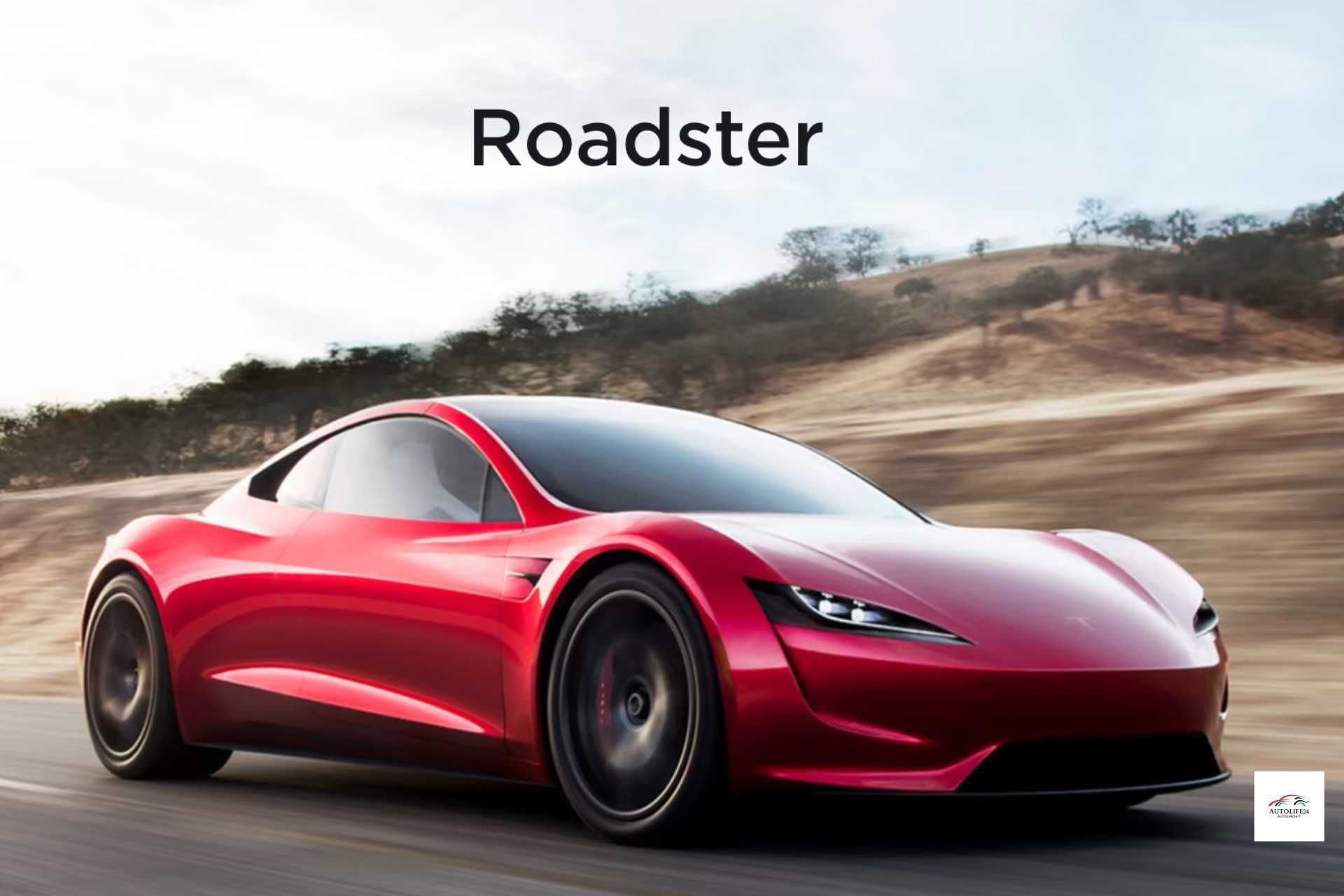 Tesla Roadster rossa